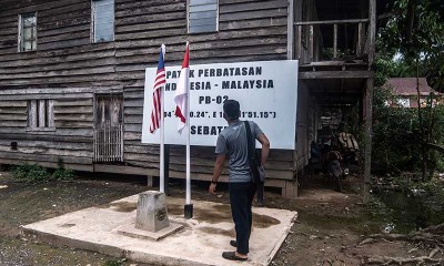 Rumah di Pulau Sebatik Terletak di Dua Negara