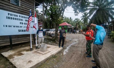 Rumah di Pulau Sebatik Terletak di Dua Negara