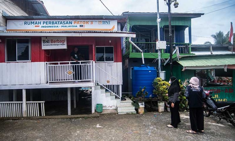 Rumah di Pulau Sebatik Terletak di Dua Negara