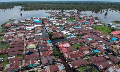 Banjir Luapan Sungai di Palangkaraya Meluas, 17 Kelurahan Terendam Banjir Hingga Tiga Meter