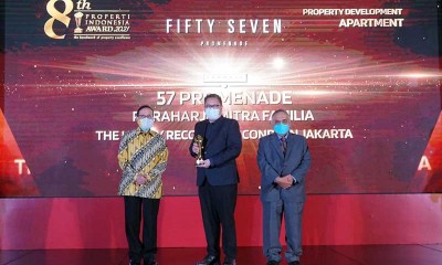 Fifty Seven Promenade Yang Dikembangkan PT Intiland Development Tbk. Mendapatkan Penghargaan The Highly Recodnized Condo in Jakarta
