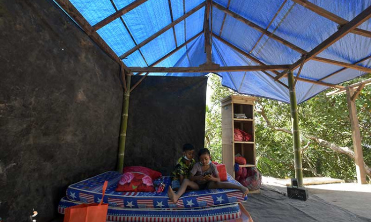 BPBD Kabupaten Karangasem Bali Catat Ratusan Rumah Warga Rusak Akibat Gempa Bumi
