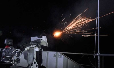 TNI AL Gelar Latihan Menembak AAROFEX di Perairan Kepulauan Riau