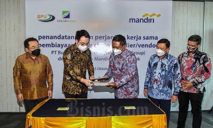 Bank Mandiri Siapkan Plafon Pembiayaan Senilai Rp100 Miliar Untuk PT Bumi Pangan Utama