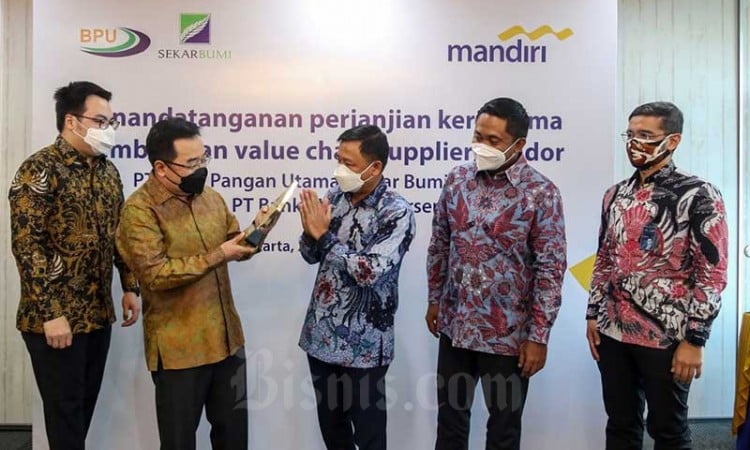 Bank Mandiri Siapkan Plafon Pembiayaan Senilai Rp100 Miliar Untuk PT Bumi Pangan Utama