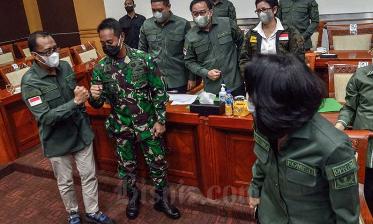 Jenderal TNI Andika Perkasa Jalani Uji Kelayakan dan Kepatutan Calon Panglima TNI 