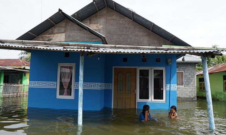 Dua Desa di Gorontalo Terendam Banjir Akibat Luaan Air Dari Danau Limboto