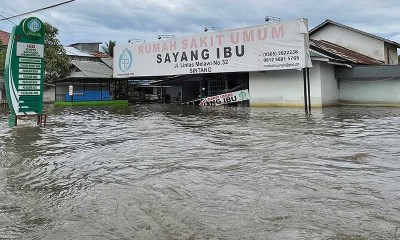 Banjir di Sintang Kalimantan Barat Belum Surut