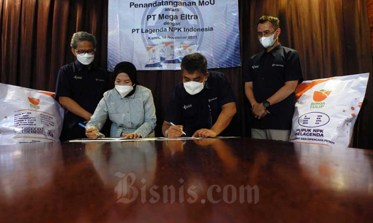 Mega Eltra Gandeng Lagenda NPK Penuhi Kebutuhan Pupuk Majemuk di Pasar Retail 