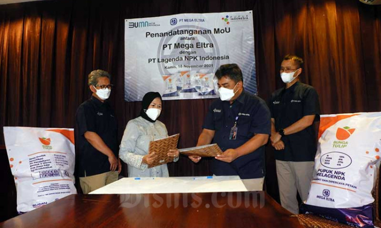 Mega Eltra Gandeng Lagenda NPK Penuhi Kebutuhan Pupuk Majemuk di Pasar Retail 