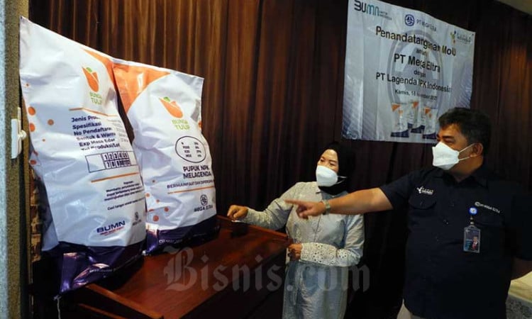 Mega Eltra Gandeng Lagenda NPK Penuhi Kebutuhan Pupuk Majemuk di Pasar Retail 