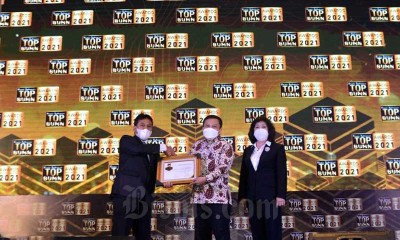 Bisnis Indonesia Top BUMN Awards 2021 Berikan Penghargaan Kepada Delapan CEO BUMN Terbaik