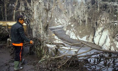 Jembatan Gladak Perak di Lumajang Putus Setelah Diterjang Lahar Dingin Erupsi Gunung Semeru