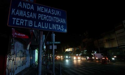 Tekan Mobilitas Warga, Pemkot Tegal Padamkan Lampu Jalan Hingga 1 Januari