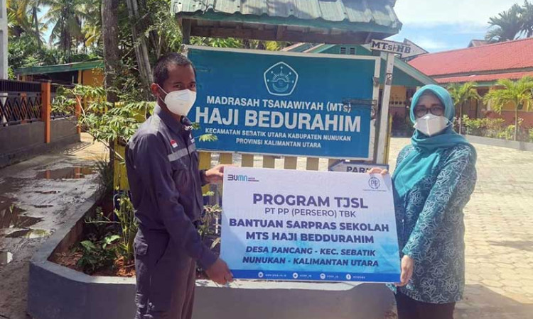 PT PP (Persero) Tbk. Salurkan Berbagai Bantuan Sosialdi Bidang Pendidikan