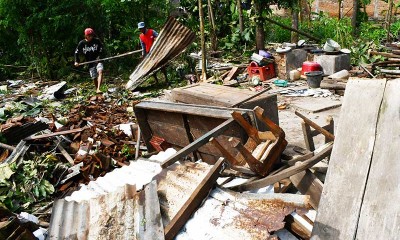 Ratusan Rumah di Madiun Rusak Akibat Diterjang Angin Puting Beliung