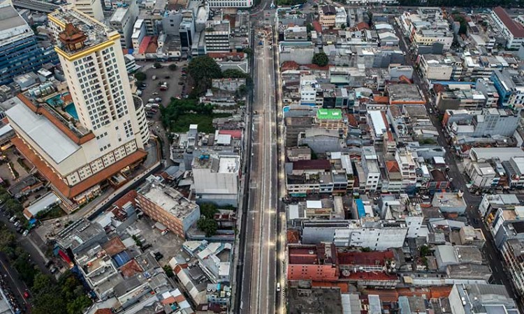 Rekayasa Lalulintas Dilakuan Saat Pembangun Konstruksi Terowongan MRT Glodok-Kora
