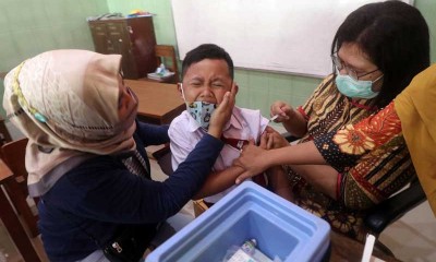Anak di Jawa Timur Disuntik Vaksin MR Sebelum Mendapatkan Vaksin Covid-19
