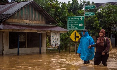 Ratusan Rumah di Kalimantan Selatan Terendam Banjir