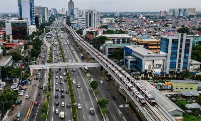Progres Pembangunan LRT Jabodebek Sudah Mencapai 88,60 Persen