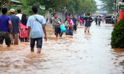 Intensitas Hujan Tinggi, Belasan Desa di Pasuruan Terendam Banjir