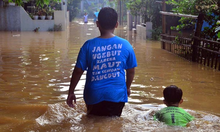 Sungai Mrisen di Kudul Meluap, Ratusan Rumah Warga Terendam Banjir