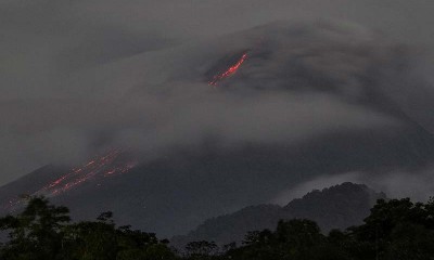 Gunung Merapi Kembali Luncurkan Guguran Lava Pijar