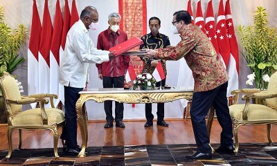 Pemerintah Indonesia dan Pemerintah Singapura Tandatangani Sejumlah Kerja Sama 