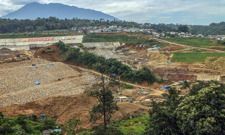 Proyek Pembangunan Bendungan Ciawi dan Sukamahi Sudah Mencapai 80 Persen