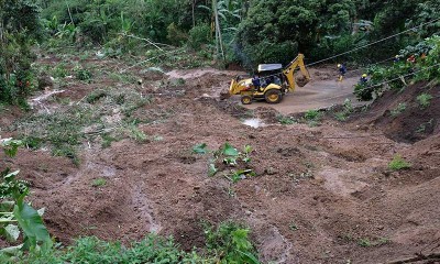 Intensitas Hujan Tinggi, Sejumlah Wilayah Temanggung Jawa Tengah Diterjang Tanah Longsor