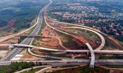 Proyek Pembangunan Jalan Tol Japek II Selatan Seksi 3 Telah Mencapai 60,82 Persen