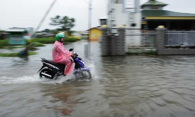 Diguyur Hujan Sejak Minggu Sore, Sejumlah Kawasan di Kabupaten Gowa Terendam Banjir