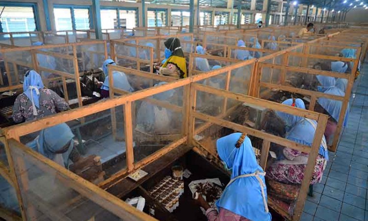 Buruh Linting Rokok di Kudus Dibayar Rp22.000 Per 1.000 Batang Rokok