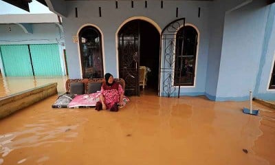 Banjir di Jambi Rendam Puluhan Rumah Warga