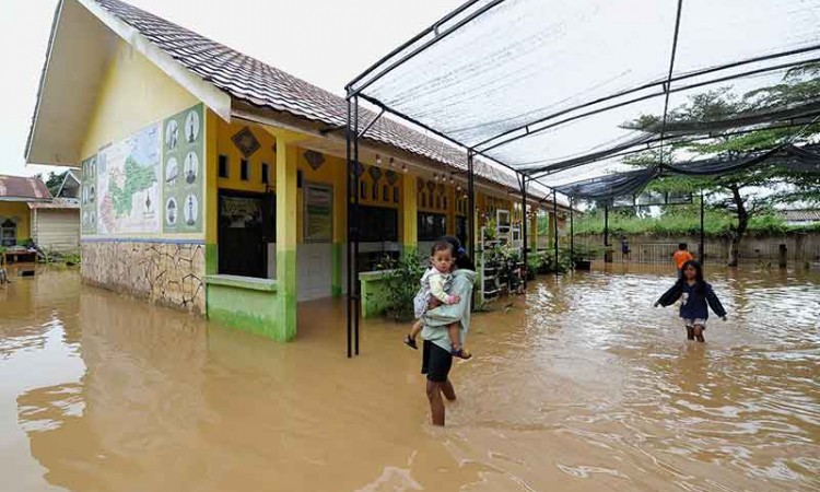 Banjir di Jambi Rendam Puluhan Rumah Warga