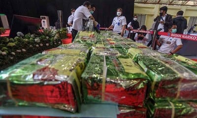 BNN Menyita 121,52 Kg Sabu-Sabu Dari Jaringan Narkotika di Aceh dan Kalimantan Tengah