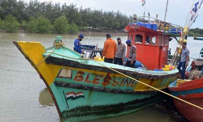 Ditpolairud Polda Aceh Amankan Kapal Ikan Asing Berbendera India