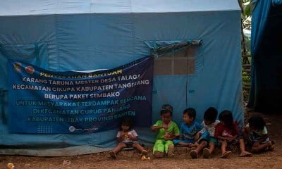 Pengungsi Bencana Tanah Bergerak di Banten Masih Tinggal di Tenda Darurat