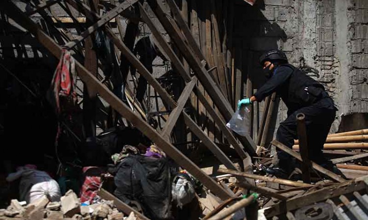 Rumah di Yogyakarta Hancur Karena Ledakan Petasan