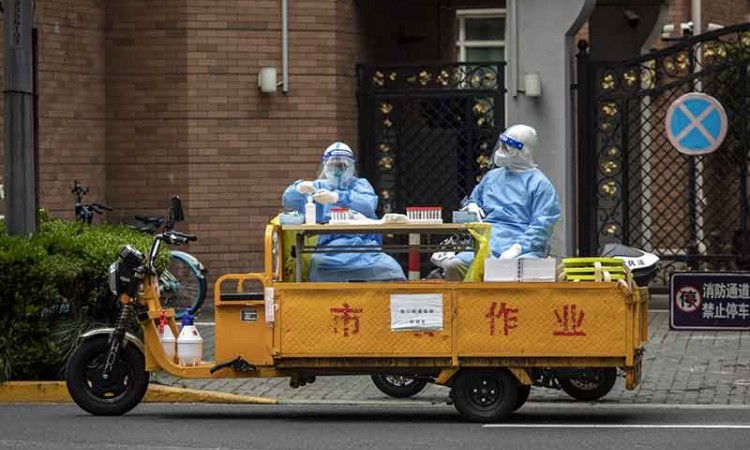 Shanghai Lakukan Lockdown Akibat Kematian Akibat Covid-19 Kembali Melonjak