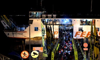 Ribuan Kendaraan Pemudik Padati Pelabuhan Gilimanuk