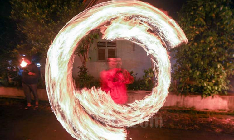 Pawai Abit-Abitan Meriahkan Takbir Keliling di Banyumas