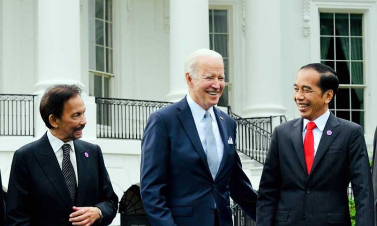 Presiden Joko Widodo Bersama Pemimpin Negara ASEAN Bertemu Presiden Amerika Serikat Joe Biden