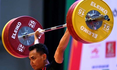 Lifter Indonesia Eko Yuli Irawan Sabet Medali Emas di Ajang SEA Games 2021 Vietnam