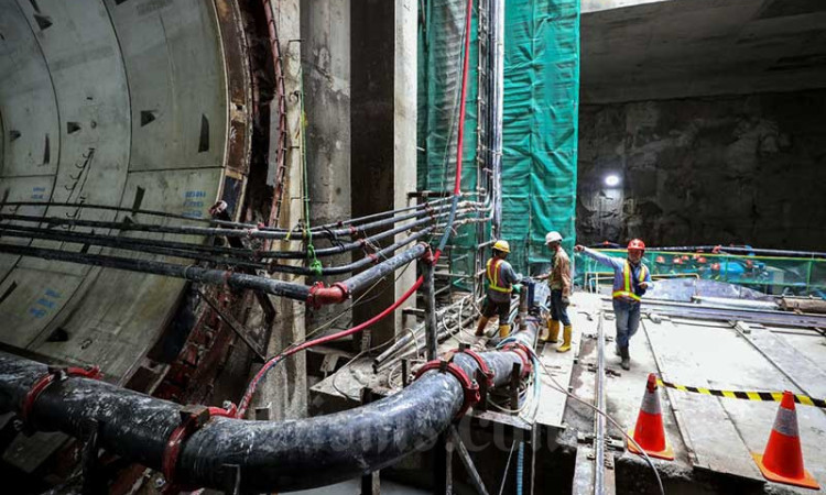 Progres Pembangunan MRT Jakarta fase 2A CP201 Sudah Mencapai 38,80 Persen