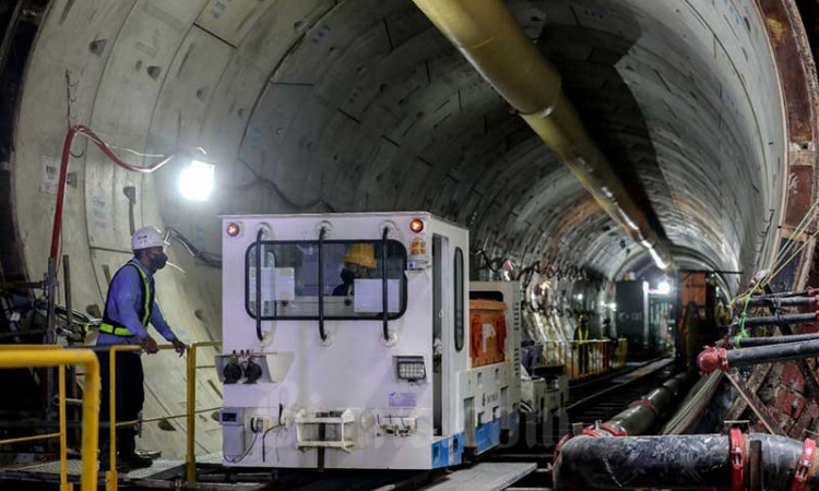 Progres Pembangunan MRT Jakarta fase 2A CP201 Sudah Mencapai 38,80 Persen