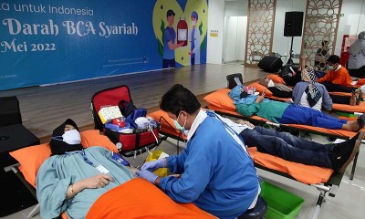 BCA Syariah Gelar Donor Darah Sebagai Bentuk Kegiatan Sosial Perusahaan