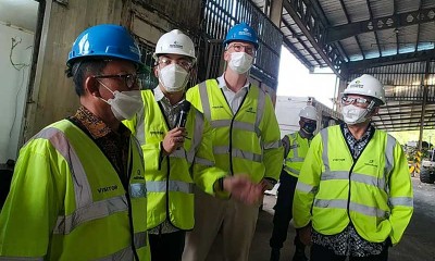 Kedutaan Besar Denmark Kunjungi Solusi Bangun Indonesia dan Fasilitas Pengelolaan Sampah Menjadi RDF di Cilacap