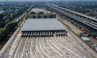 Progres Pambungan LRT Jabodebek Telah Mencapai 90 Persen