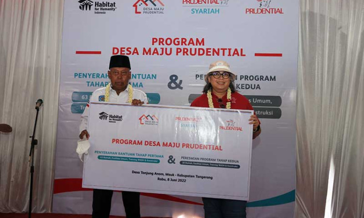 Prudential Indonesia Menyelesaikan Tahap Pertama Program Desa Maju Prudential
